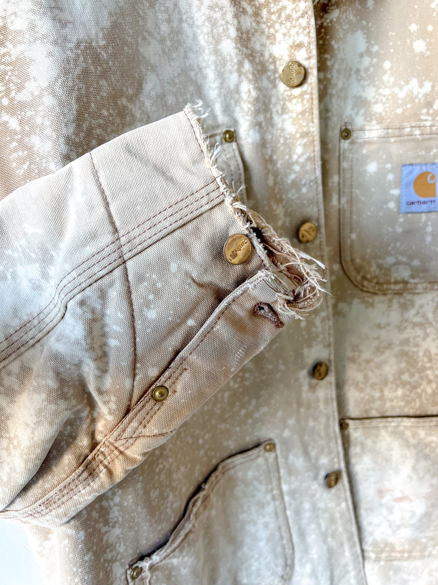 NEW ROADS - Vintage Carhartt Chore Coat - Light Tan, Unisex M