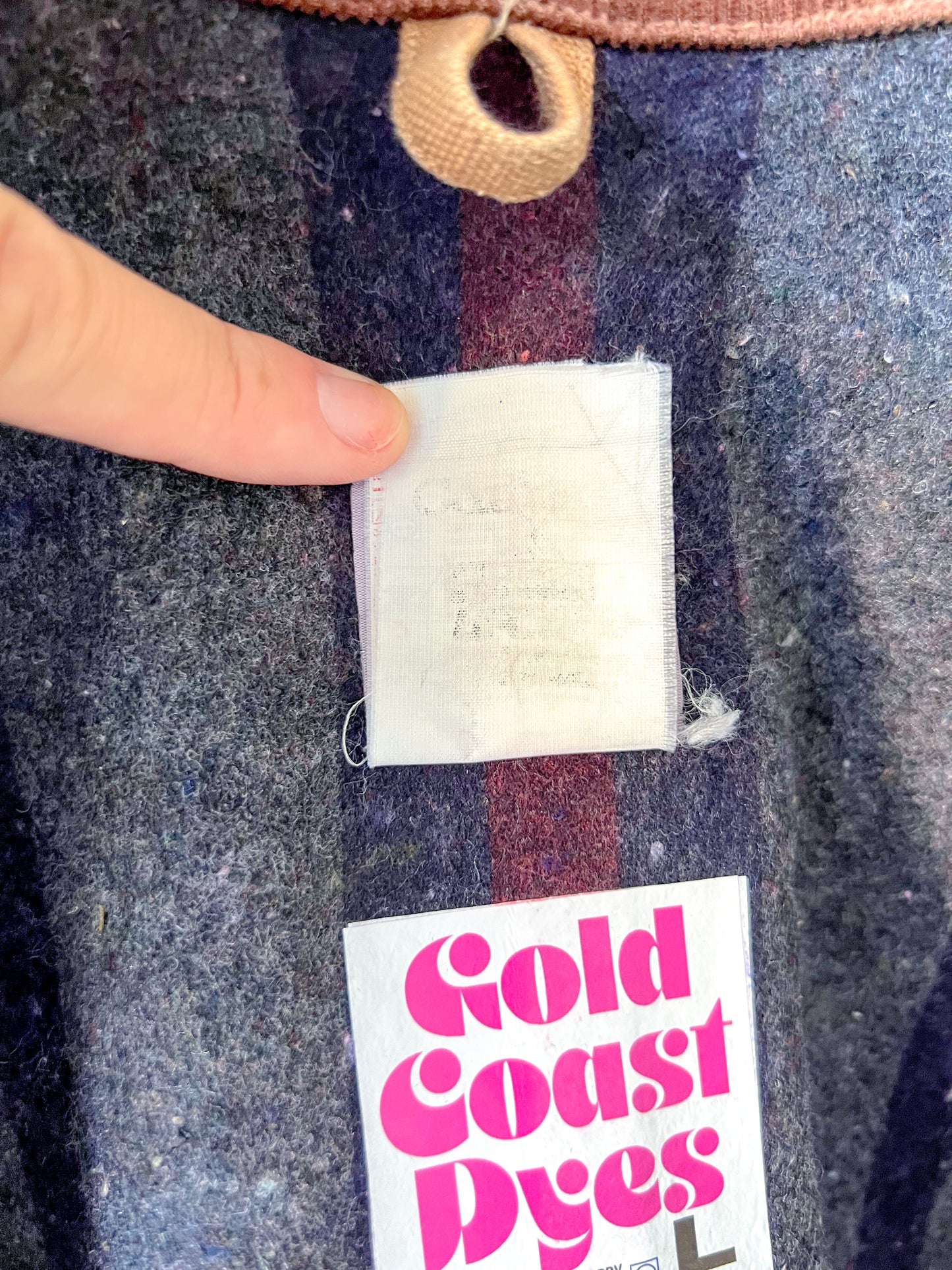 FLORIDA - Vintage 90s Carhartt Acid Washed Blanket Lined Chore Coat - Tan, Beige - Unisex Large
