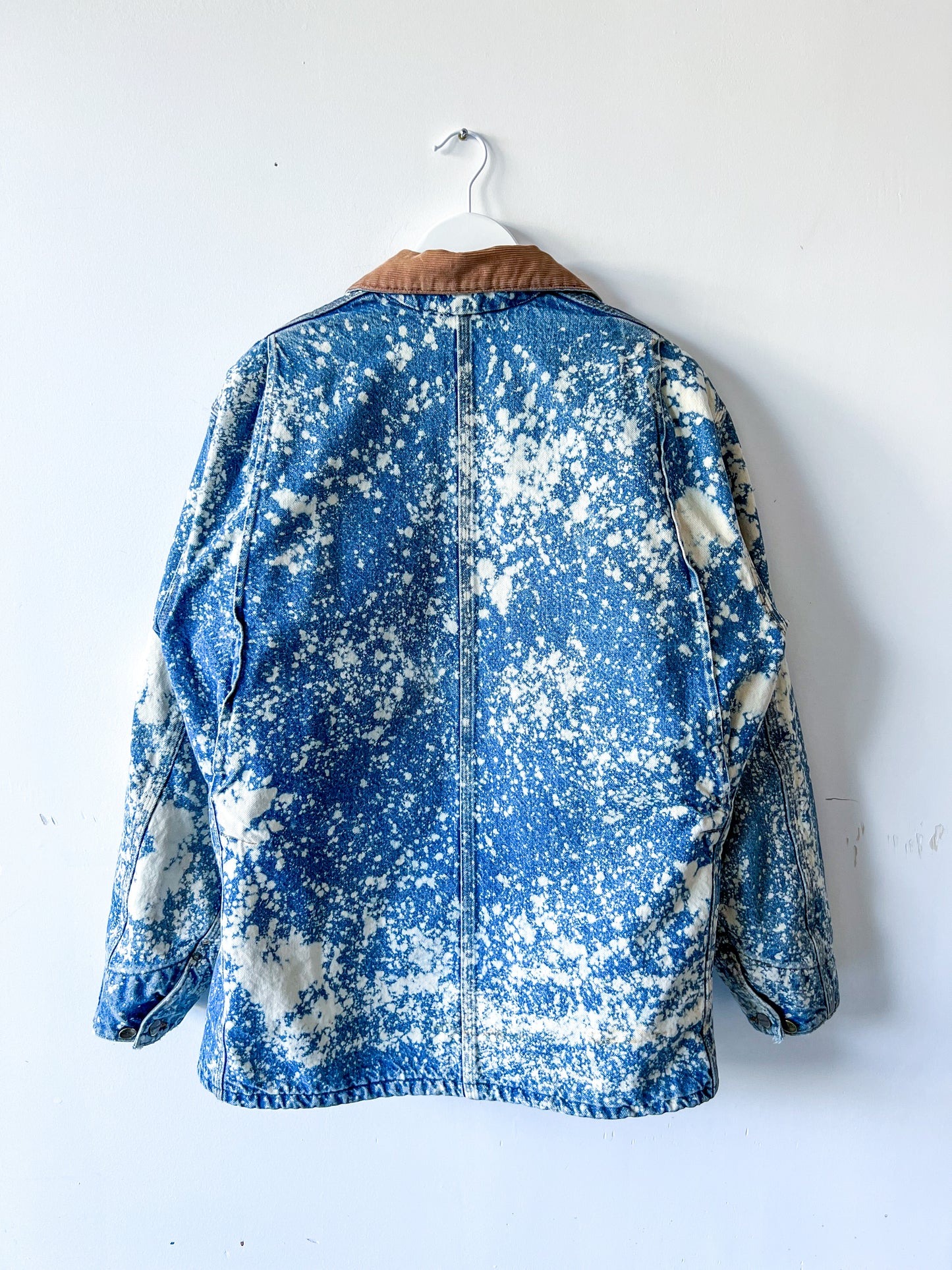 HOUSTON - Vintage Y2K Carhartt Acid Washed Blanket Chore Coat - Denim - Unisex Large