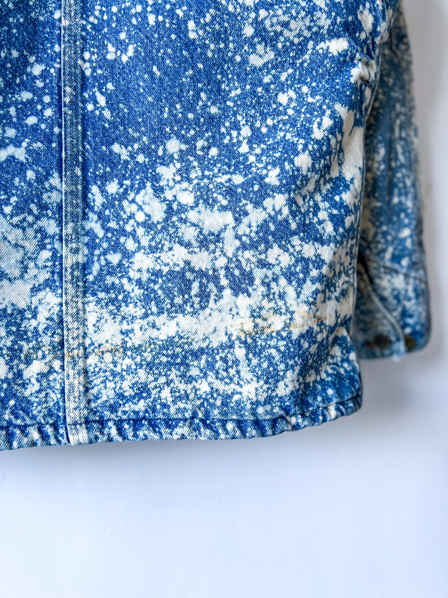 HOUSTON - Vintage Y2K Carhartt Acid Washed Blanket Chore Coat - Denim - Unisex Large