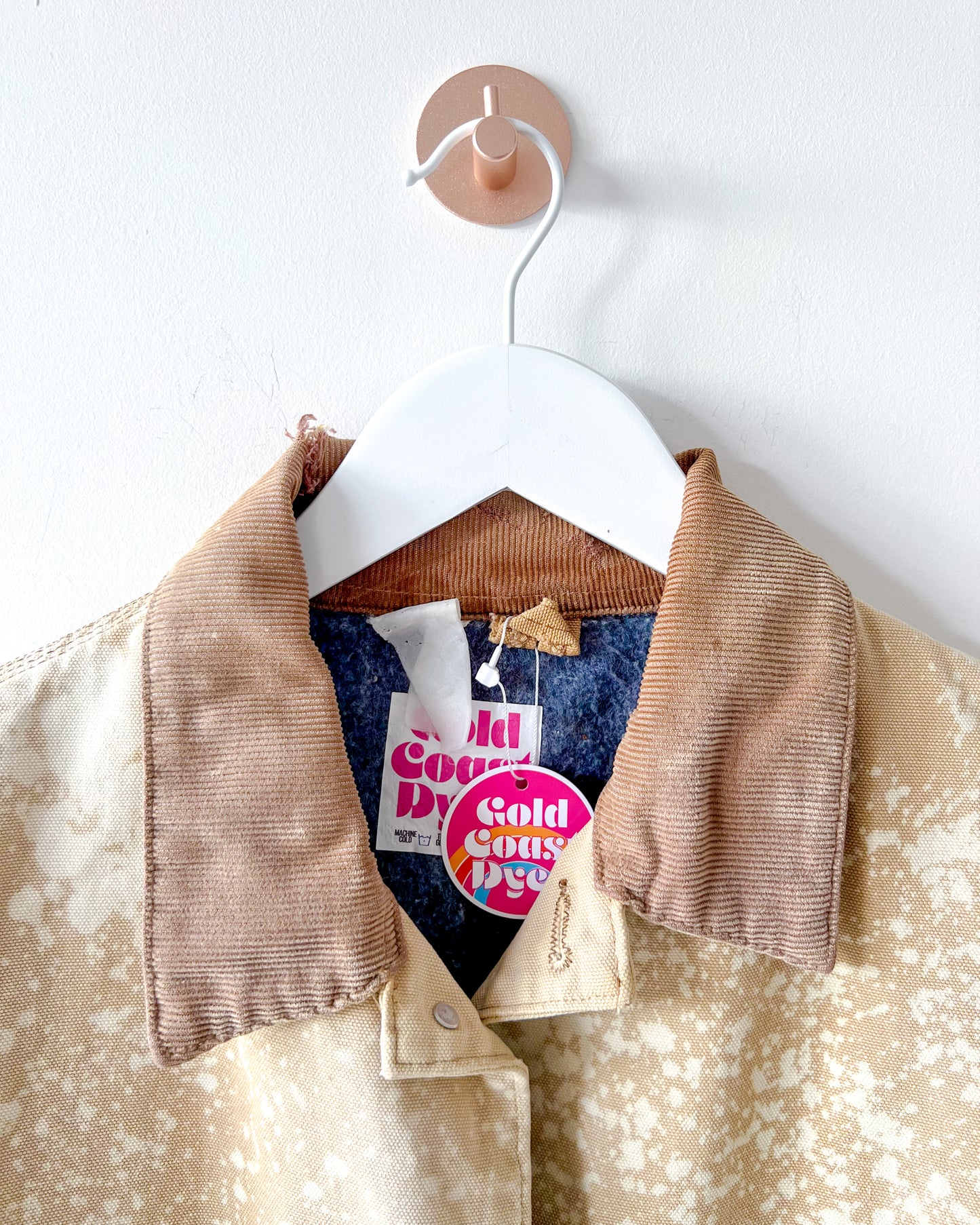 EDMOND - Vintage Carhartt Chore Coat - Light Tan, Unisex L