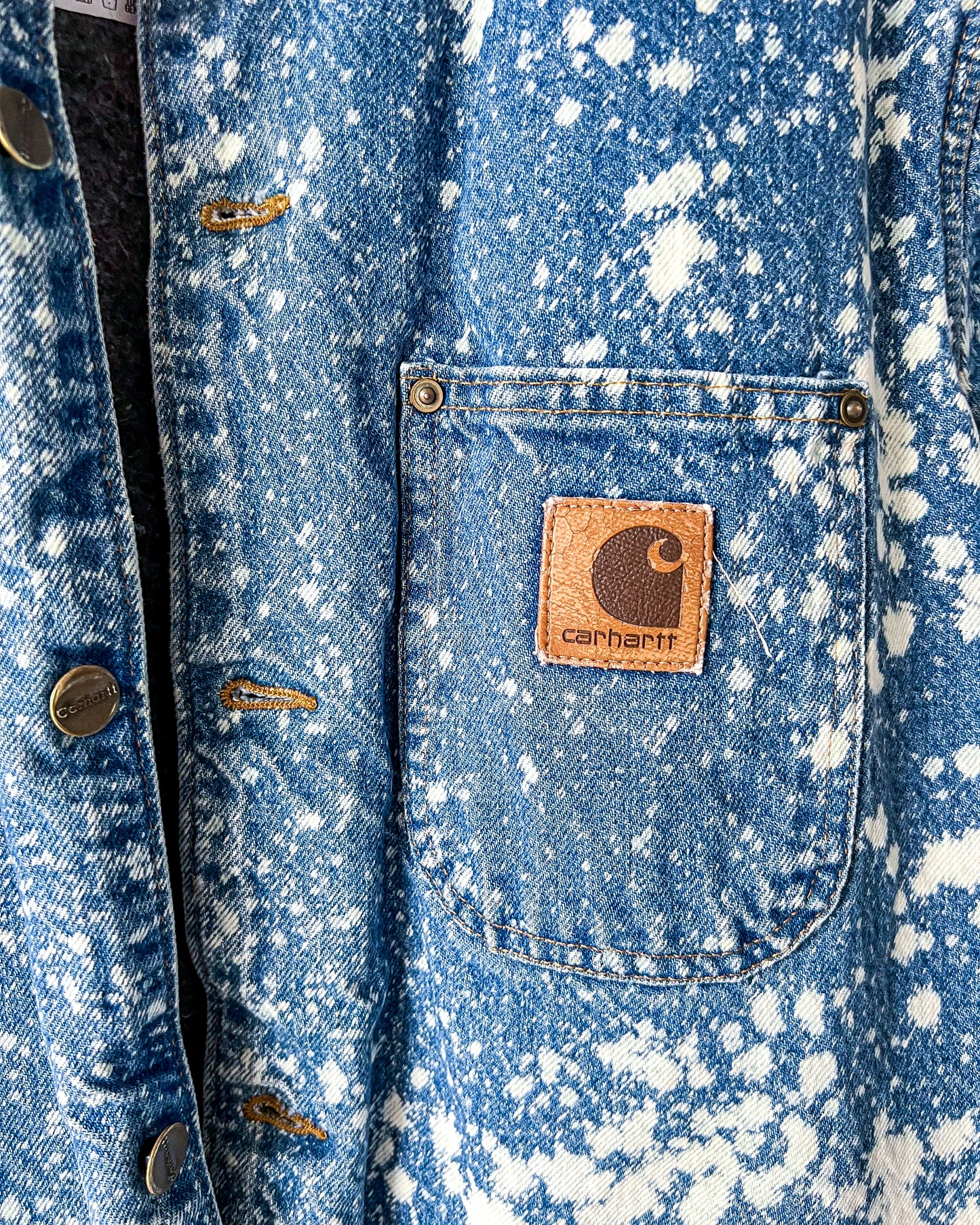 BELZONI - Vintage Carhartt Chore Coat - Blue Denim, Unisex M