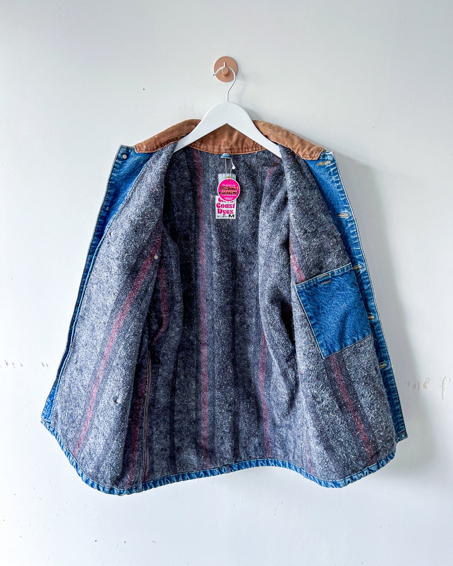 BELZONI - Vintage Carhartt Chore Coat - Blue Denim, Unisex M