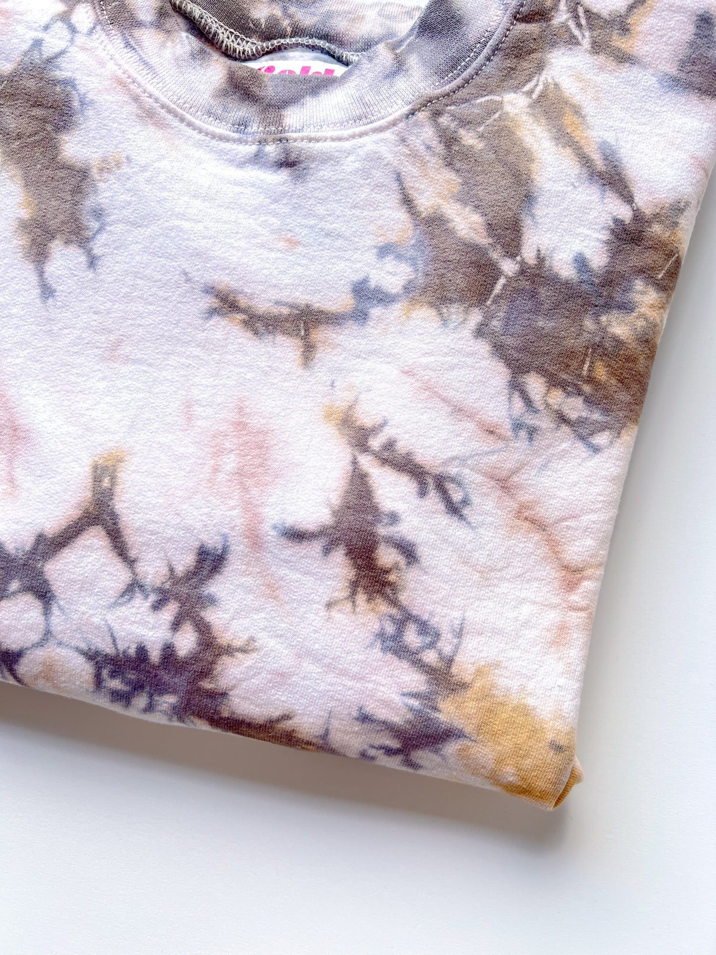 Hand-Dyed Crewneck Sweatshirt in Sandstone