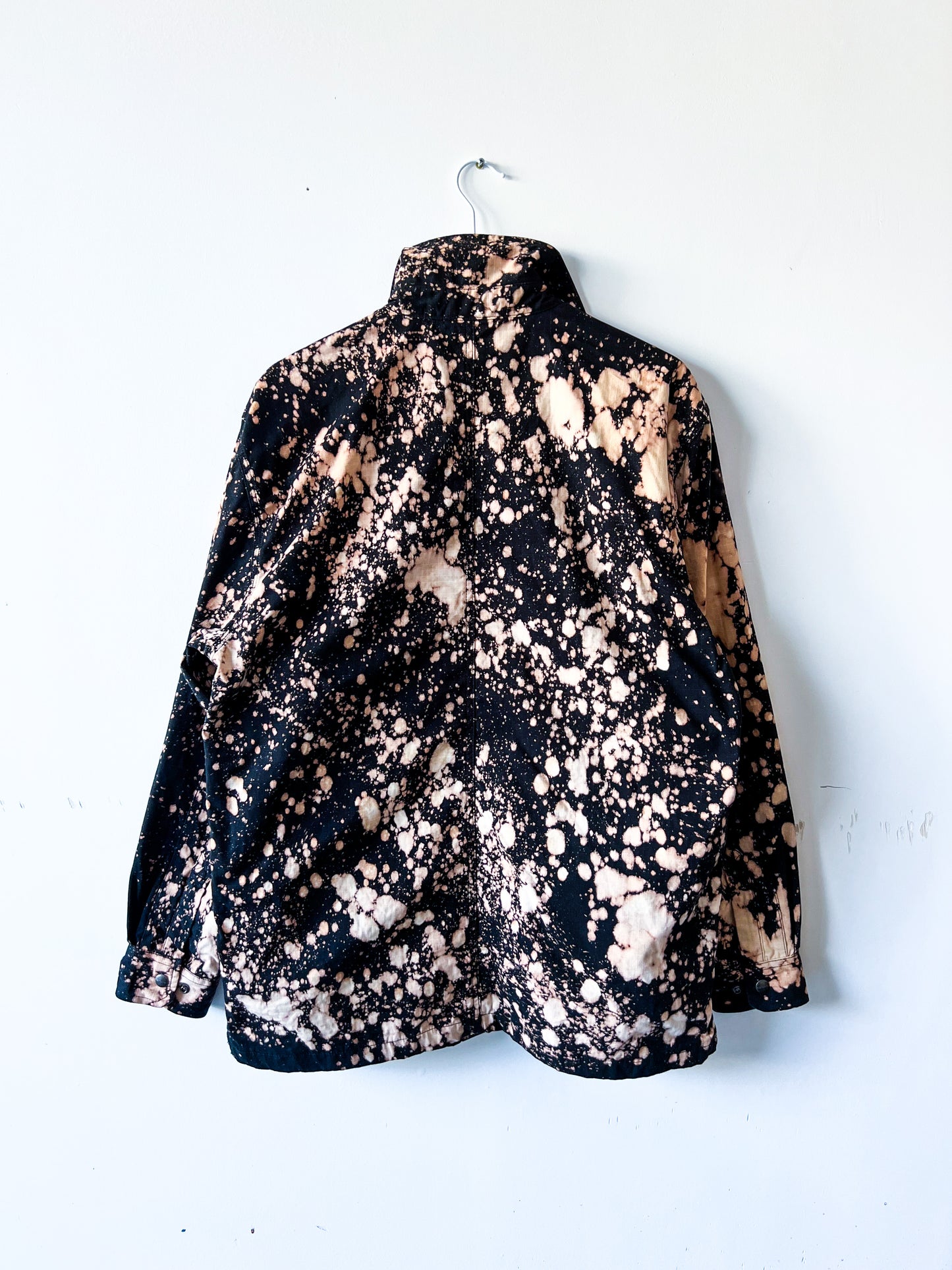 MANHATTAN #2 - Upcycled Carhartt Acid Washed Shacket - Black - Unisex Medium