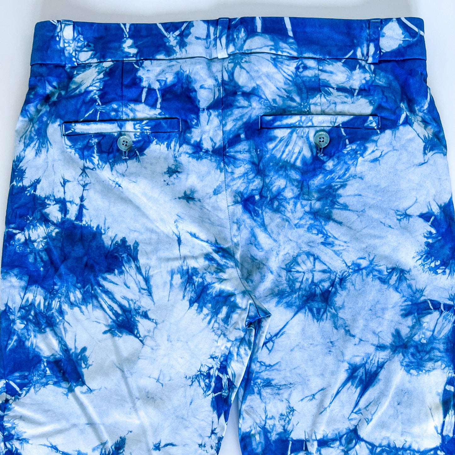 Indigo Dyed Banana Republic Cotton Dress Pants