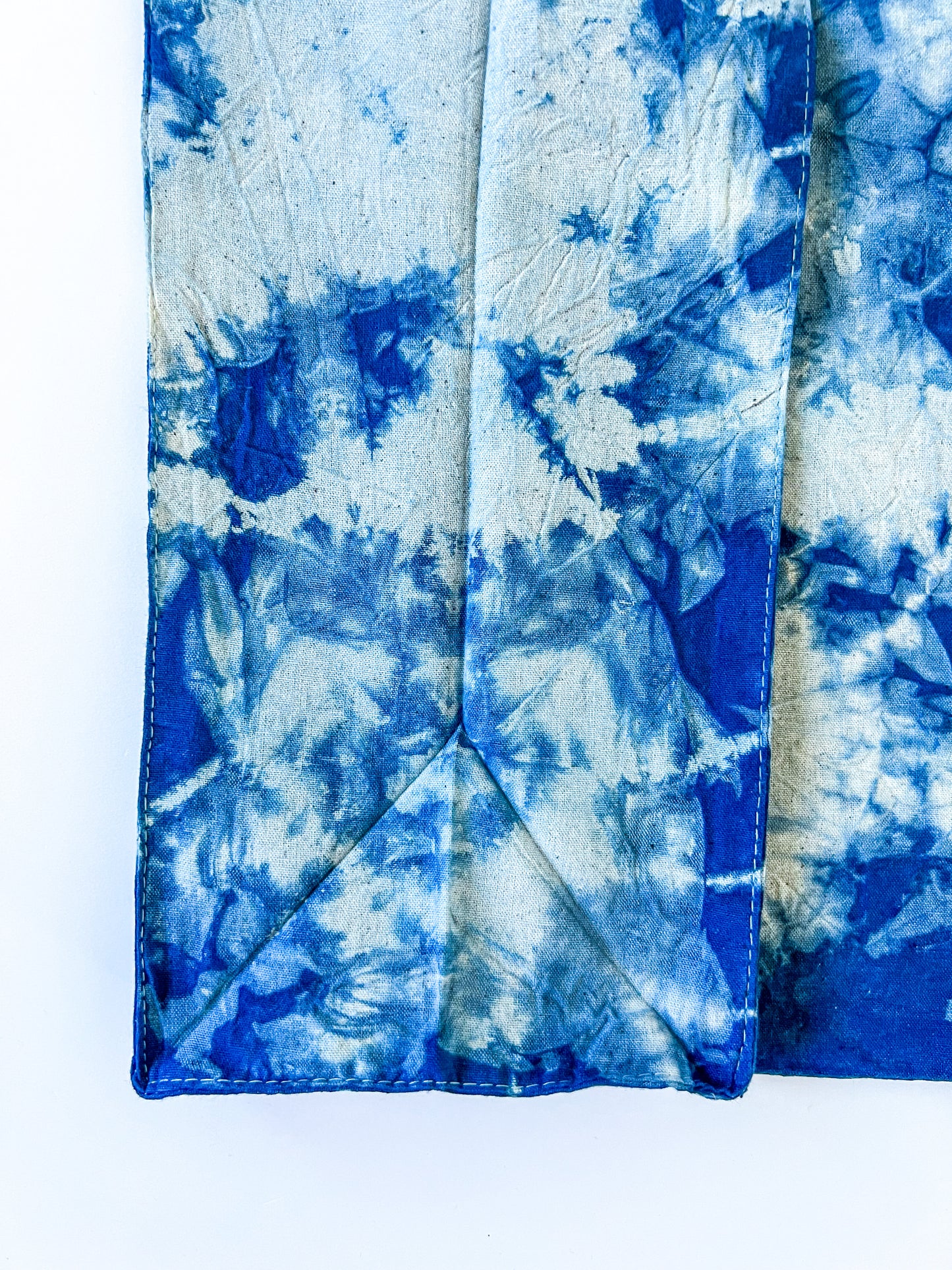 Indigo Dyed Medium Canvas Shopping Tote