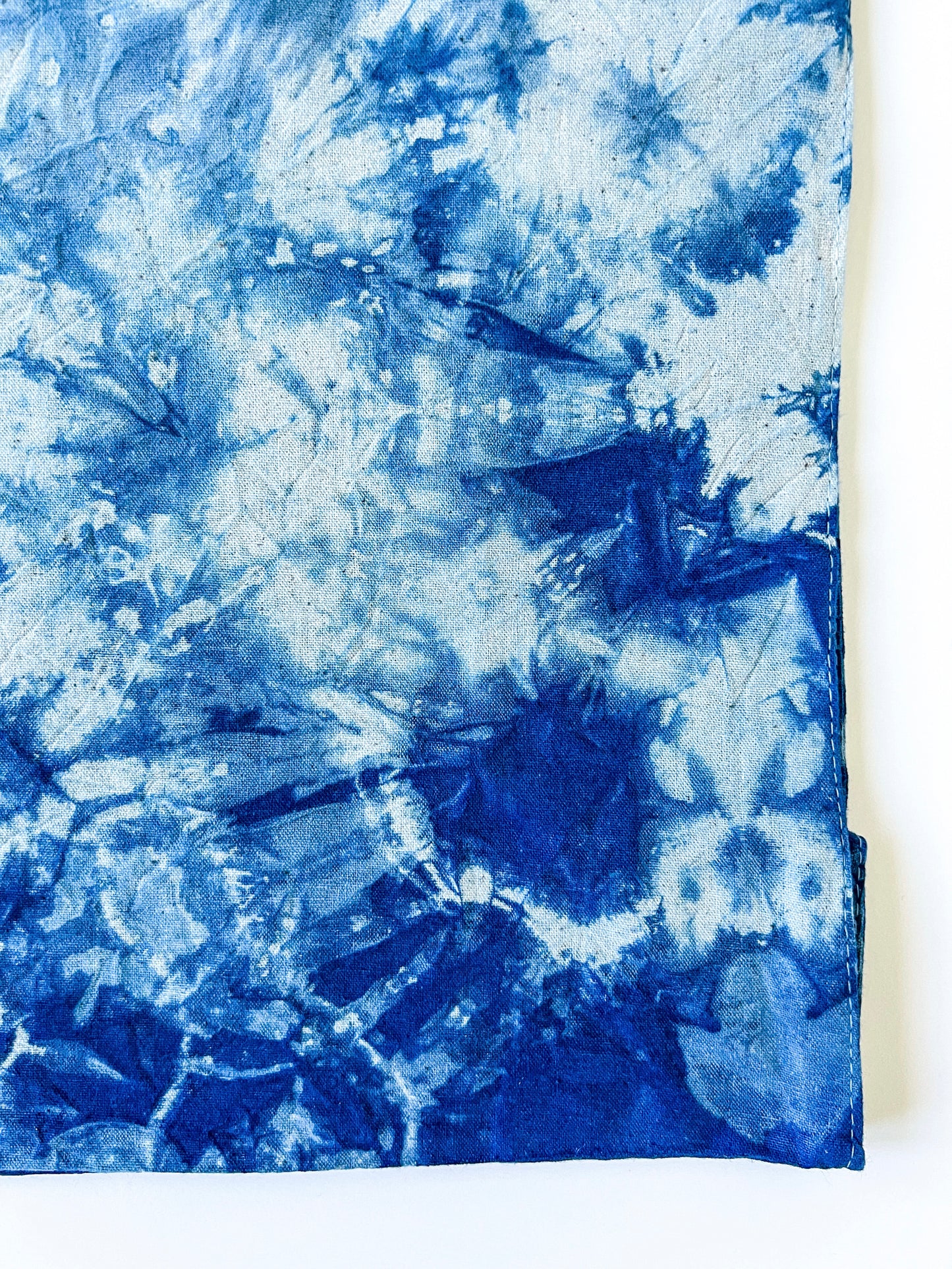 Indigo Dyed Medium Canvas Shopping Tote