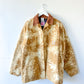 DENVER - Vintage 80s Carhartt Acid Washed Blanket Lined Chore Coat - Tan, Beige - Unisex Large