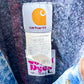 HOUSTON - Vintage Y2K Carhartt Acid Washed Blanket Chore Coat - Denim - Unisex Large