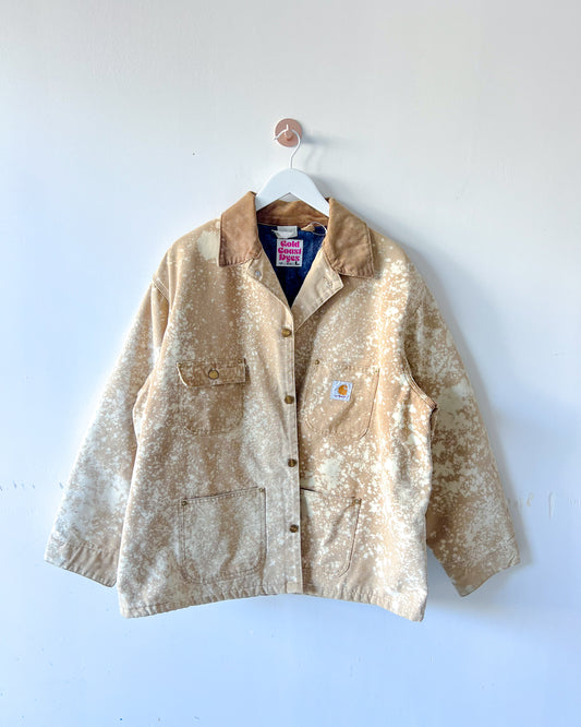 MAPLEWOOD - Vintage Carhartt Chore Coat - Light Tan, Unisex L