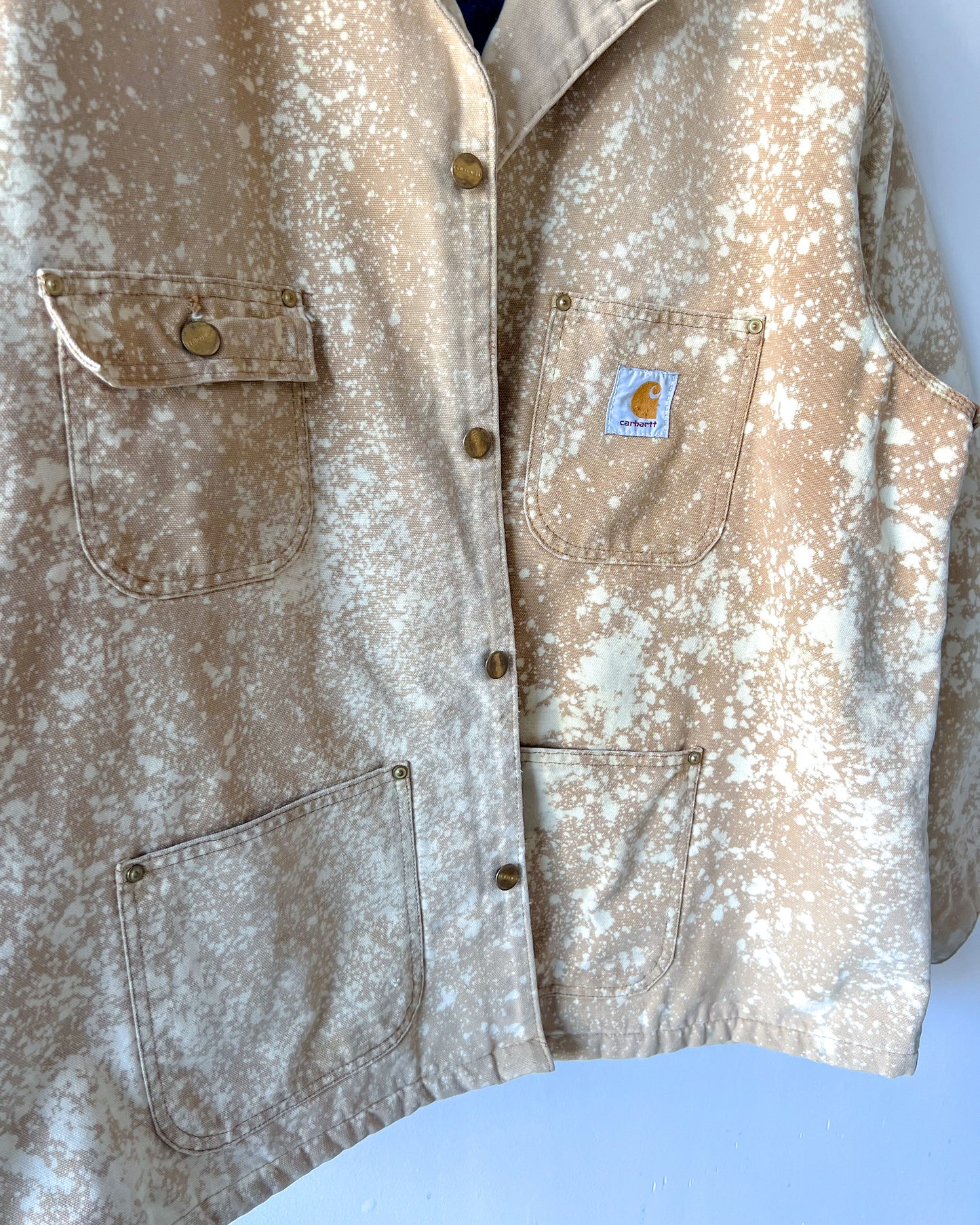 MAPLEWOOD - Vintage Carhartt Chore Coat - Light Tan, Unisex L