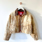 COOPER LANDING - Vintage Carhartt Cropped Detroit Jacket - Medium Tan, Unisex S