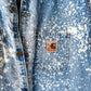 PLYMOUTH - Vintage Carhartt Chore Coat - Blue Denim, Unisex XL