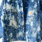 LEXINGTON - Vintage 90s Carhartt Acid Washed Blanket Lined Chore Coat - Denim/White - Unisex Medium
