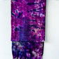 Hand-Dyed Rayon Silk Shawl - Purple