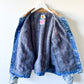 IDAHO - Vintage 90s Carhartt Acid Washed Blanket Lined Western Jacket - Denim, White - Unisex Large
