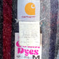 LANSING #2 - Vintage 90s Carhartt Acid Washed Blanket Lined Chore Coat - Tan, Beige - Unisex Small/Medium