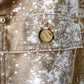 LANSING #2 - Vintage 90s Carhartt Acid Washed Blanket Lined Chore Coat - Tan, Beige - Unisex Small/Medium