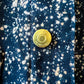 OLYMPIA - Upcycled Carhartt Acid Washed Blanket Lined Chore Coat - Jet Black, Rose Gold - Unisex Medium