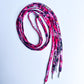 MATERIAL GIRL Pink and Black Cotton Shoelaces